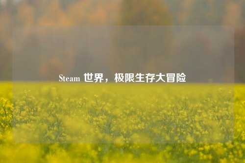 Steam 世界，极限生存大冒险