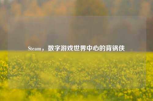 Steam，数字游戏世界中心的背锅侠