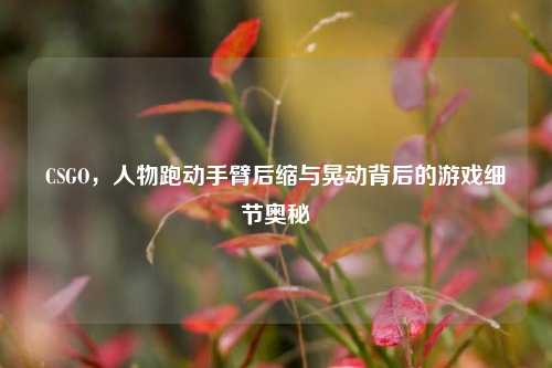 CSGO，人物跑动手臂后缩与晃动背后的游戏细节奥秘