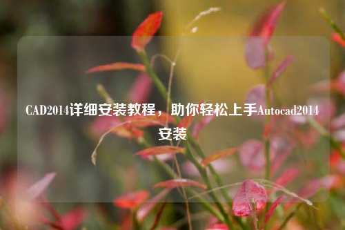CAD2014详细安装教程，助你轻松上手Autocad2014安装