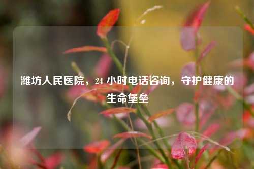 潍坊人民医院，24 小时 *** 咨询，守护健康的生命堡垒