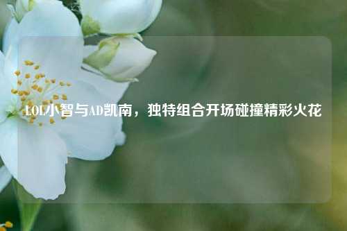 LOL小智与AD凯南，独特组合开场碰撞精彩火花